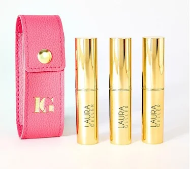 Laura Geller Jelly Balm Trio with Lipstick Case