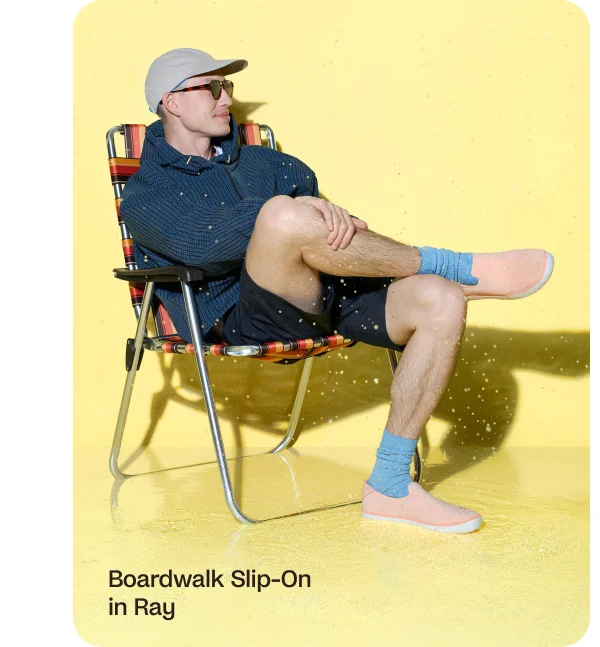 Boardwalk Slip-On in Ray