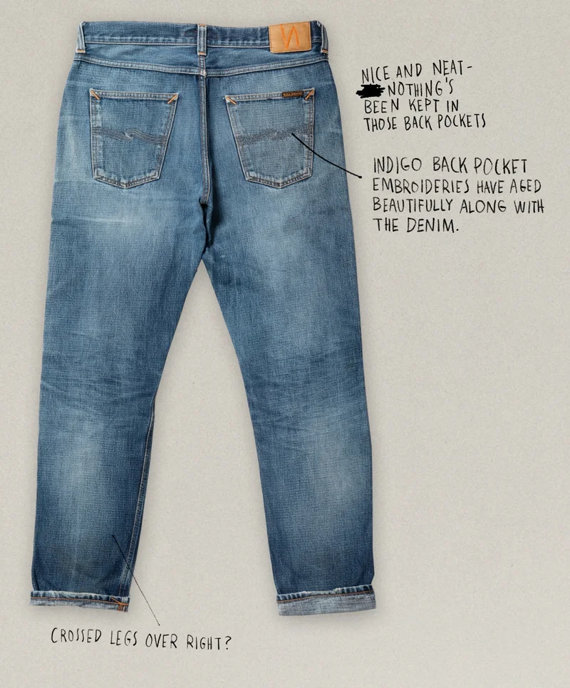 Ace selvage washed details