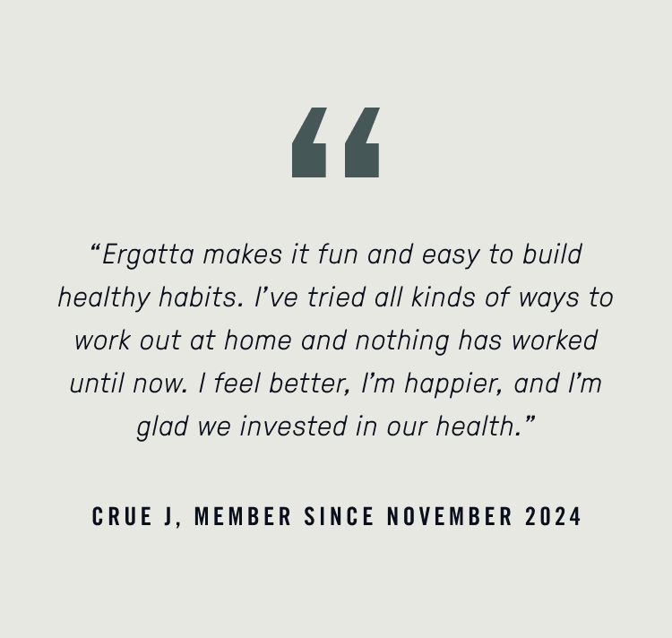 Not just a workout. A habit that sticks.