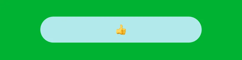 Button: Thumbs up emoji
