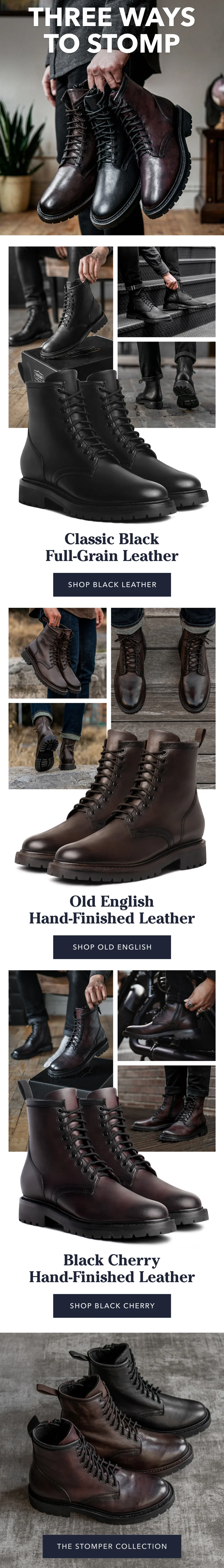 Three Ways to Stomp! Shop the Stomper Collection