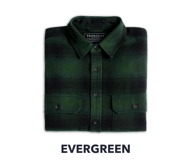 Evergreen Summit Flannel