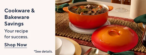 Cookware and Bakeware Savings