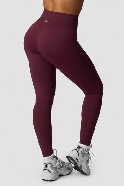 Image of Define Seamless V-shape Tights Dark Mahogany