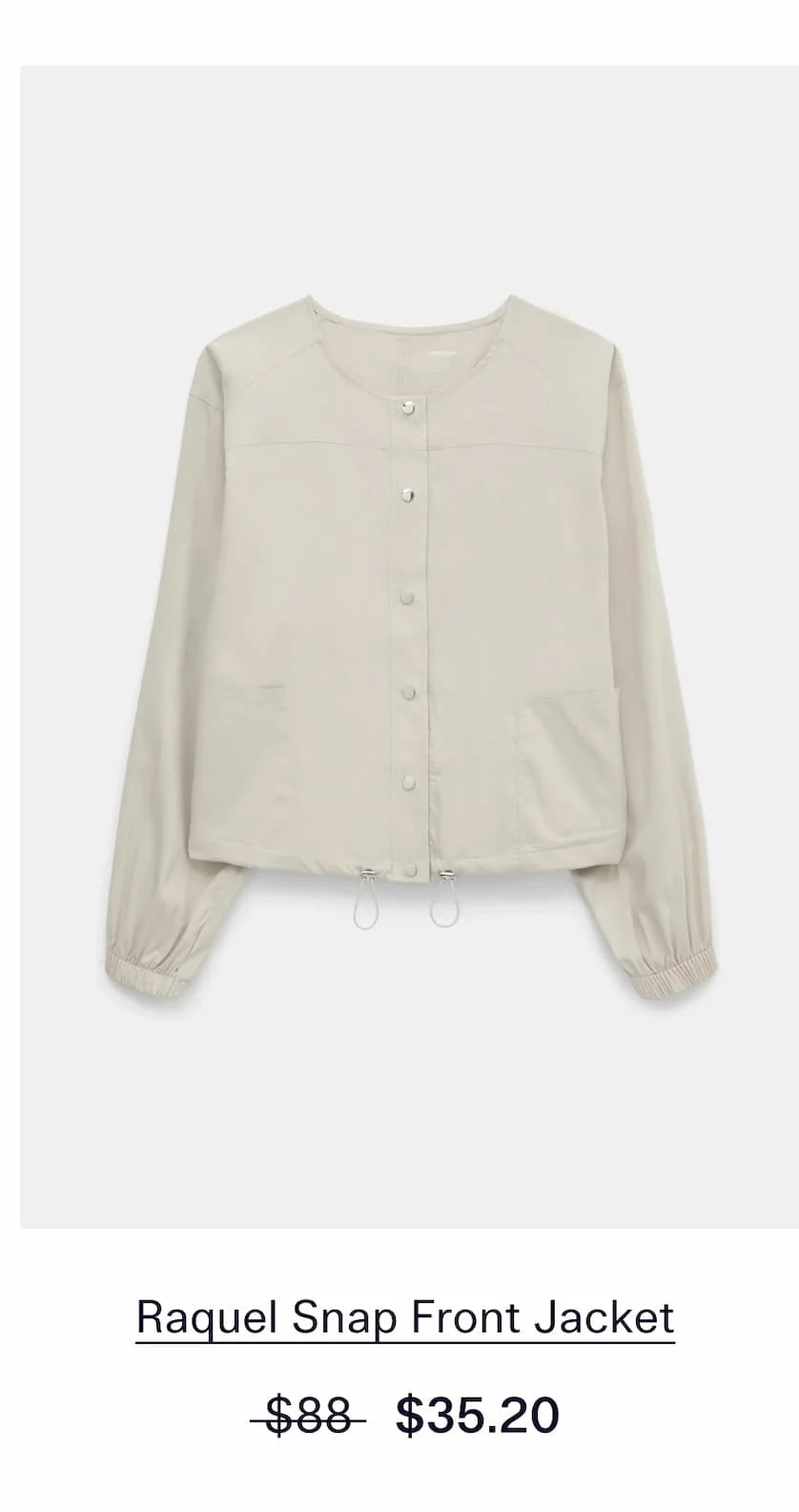 Raquel Snap Front Jacket
