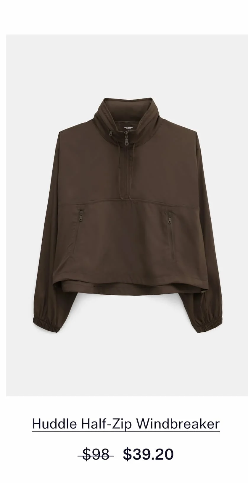 Huddle Half-Zip Windbreaker