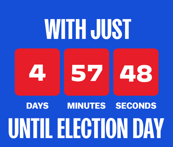 With just so many days until Election Day…