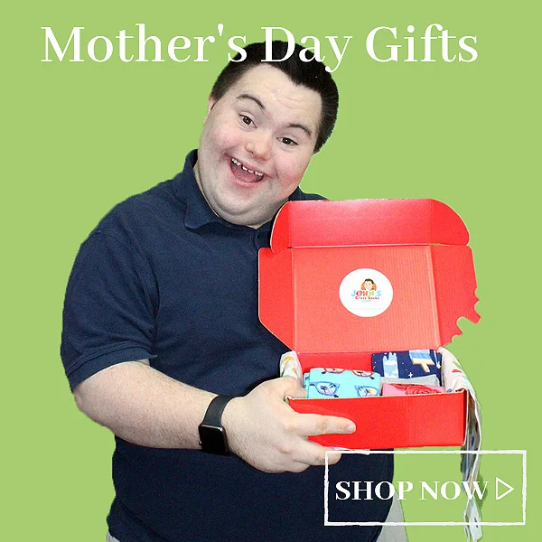 John with Mother's Day Gift Box