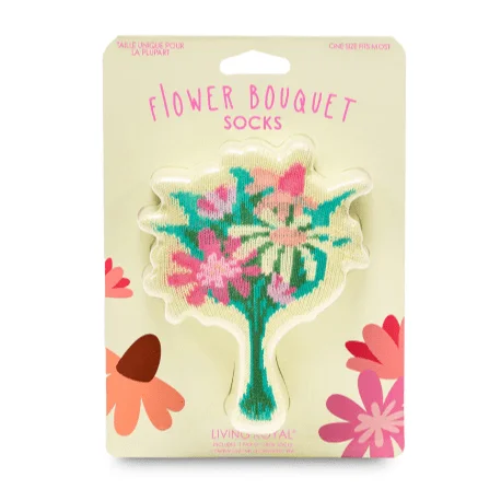 Image of Flowers 3D Crew Socks