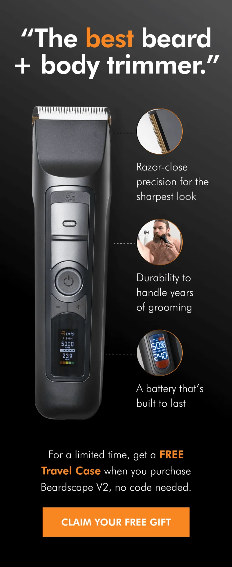 The best beard + body trimmer!