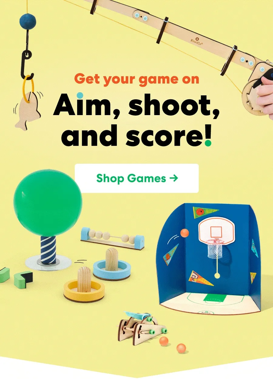 Get your game on Aim, shoot, and score!