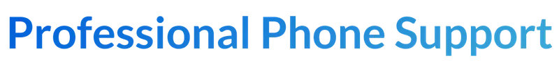 Professional Phone Support