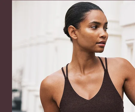 Spacedye Get Across Bra in Dark Chocolate Heather