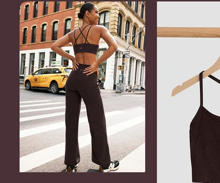 Spacedye Laid Back Wide Leg Pant in Dark Chocolate Heather