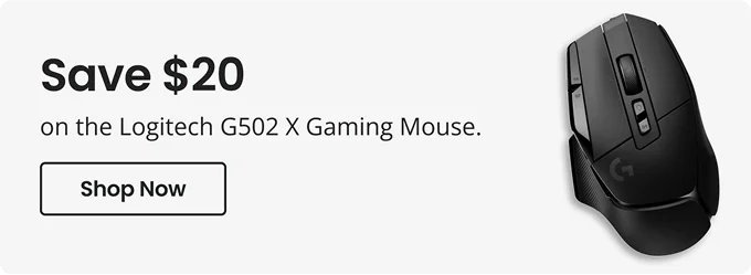 Save Up To $20 on the Logitech G502 X Gaming Mouse. Shop Now