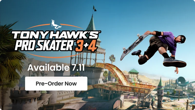 Tony Hawk's Pro Skater 3+4 Available 7.11 - Pre-Order Now