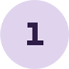 Image Description: Icon for the number 1