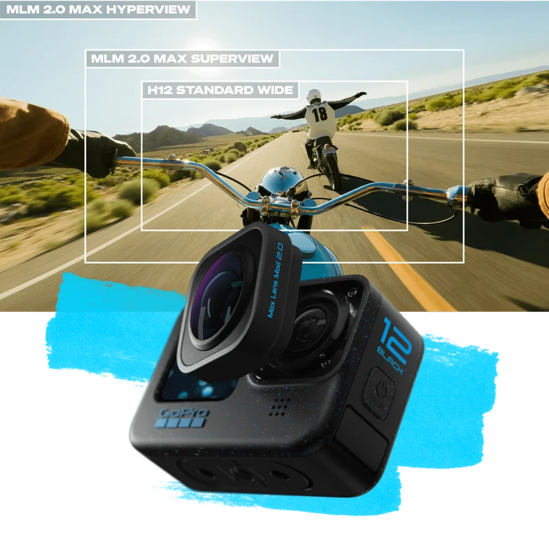 GoPro HERO12 BLACK | MAX LENS MOD 2.0