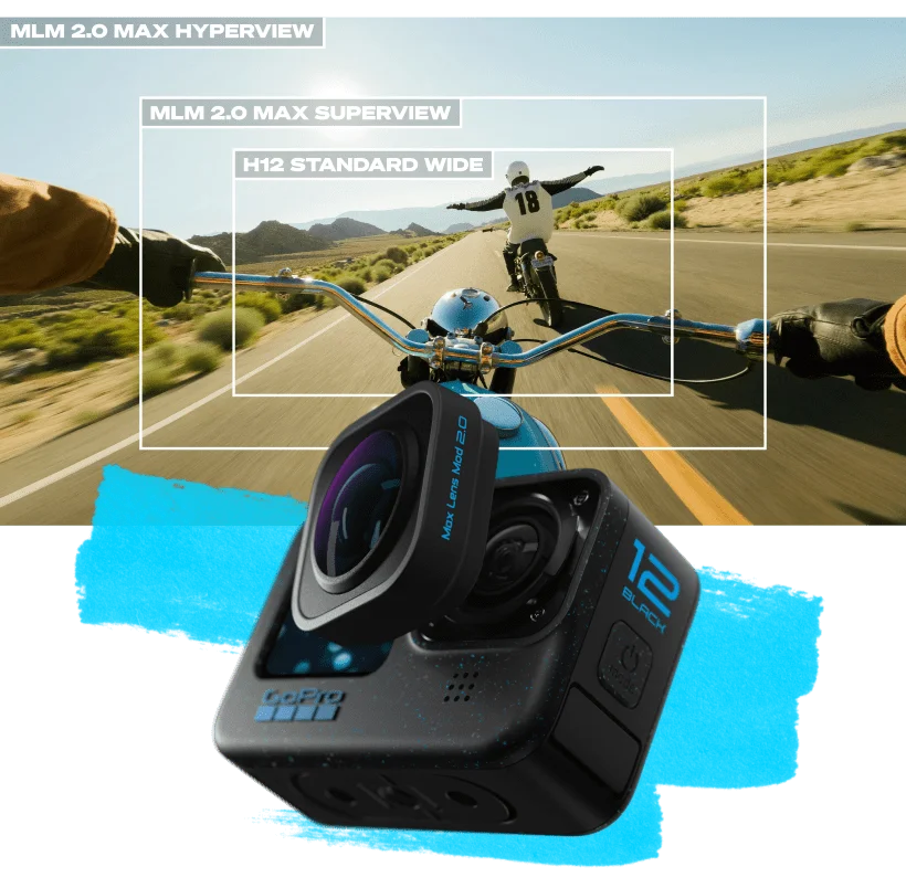 GoPro HERO12 BLACK | MAX LENS MOD 2.0