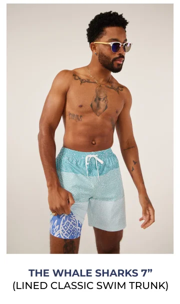 Classic Swim Trunk: The Whale Sharks 5.5"