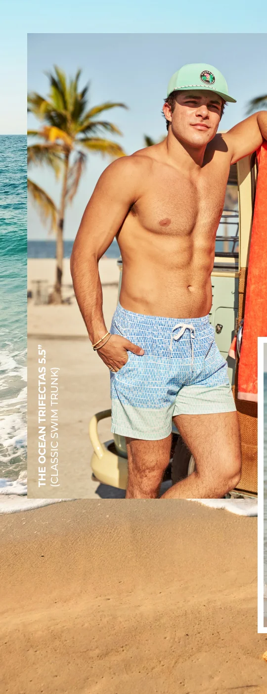 Classic Swim Trunk: The Ocean Trifecta's