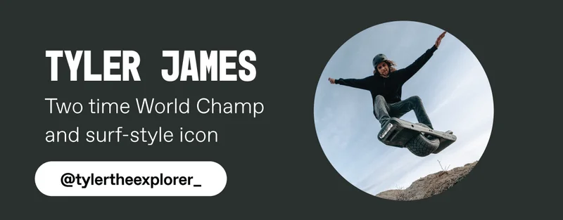 Onewheel Pro Rider Tyler James
