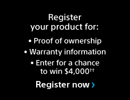 Register your product