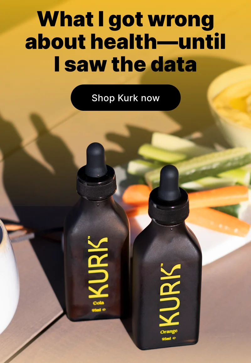 What I got wrong about health—until I saw the data | SHOP KURK NOW