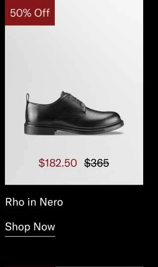 Rho in Nero. Shop Now
