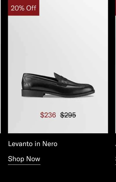 Levanto in Nero. Shop Now
