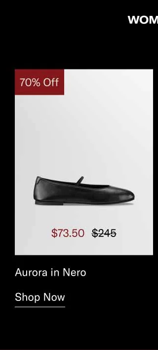 Aurora in Nero. Shop Now