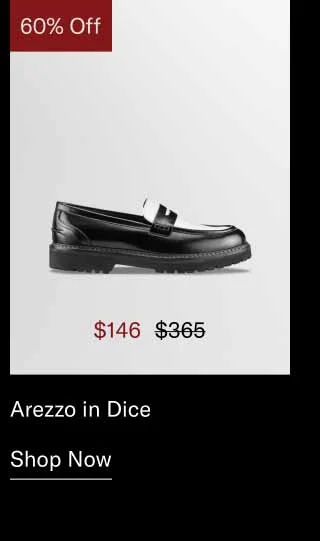 Arezzo in Dice. Shop Now