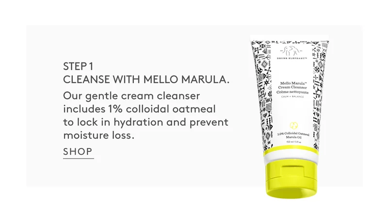 Step 1: Cleanse With Mello Marula