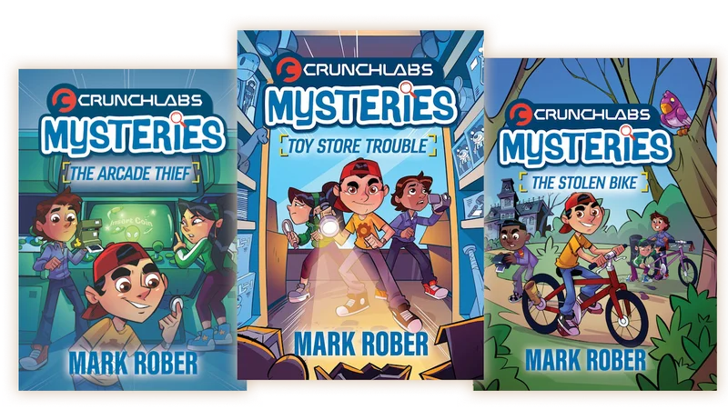 Read the first three CrunchLabs Mysteries this summer