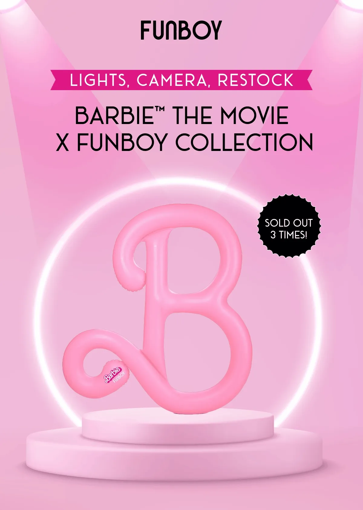 FUNBOY | Light, Camera, Restock | Barbie the Movie x FUNBOY Collection | Sold out 3 times!