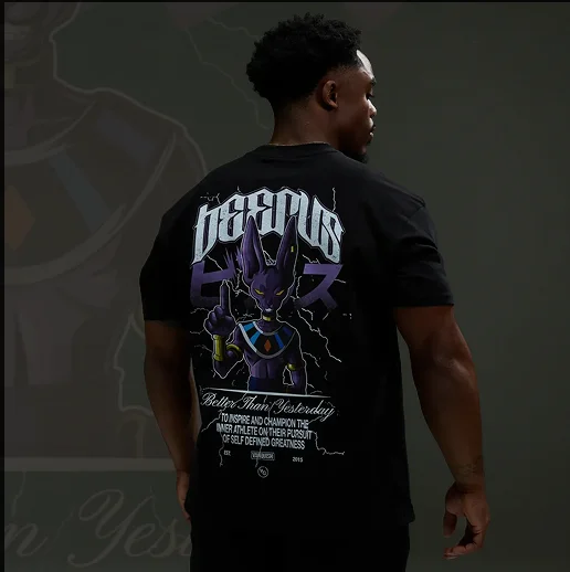 Vanquish DBS Beerus Black Oversized T Shirt