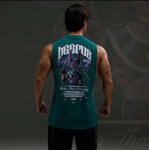 Vanquish DBS Beerus Green Sleeveless T Shirt