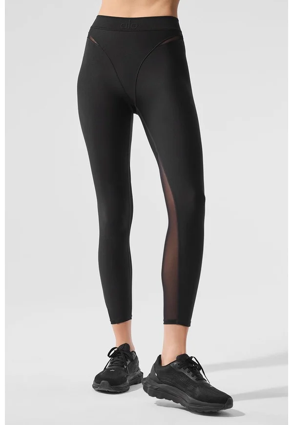 Airlift High-Waist 7/8 Rebel Legging - Black - Black / L
