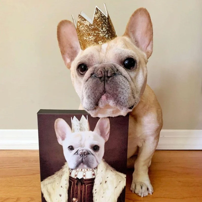 Image of The Young King - Custom Pet Canvas