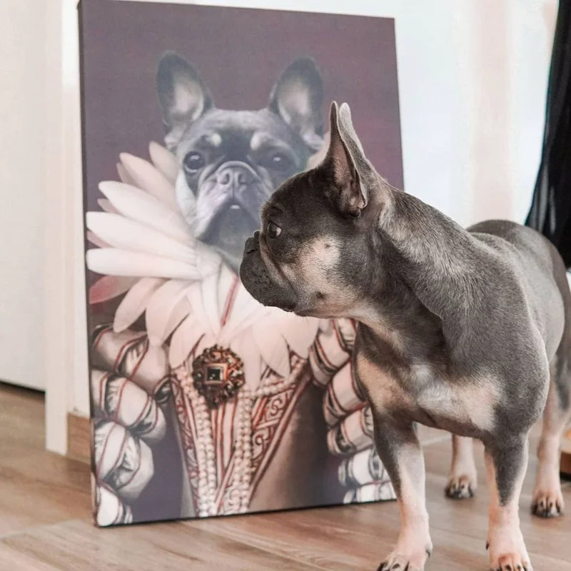 Image of The Queen - Custom Pet Canvas