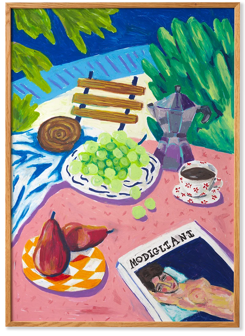 Modigliani in the Garden