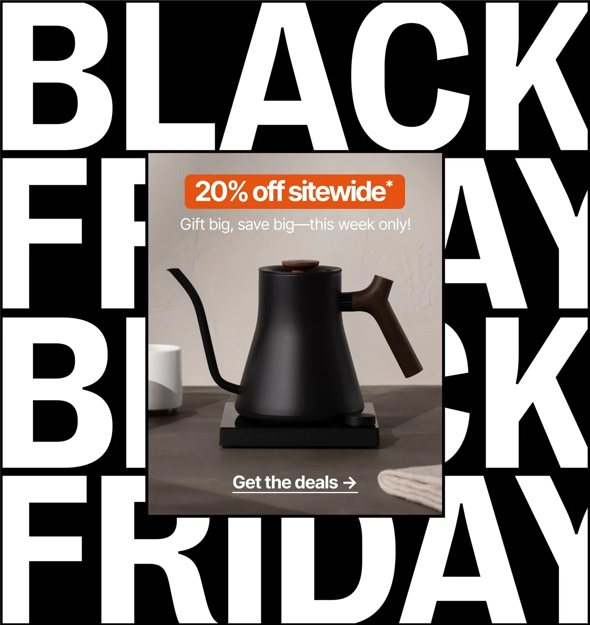 Black Friday Sale! 20% Off Sitewide - gift big, save big- this week only!- Get the deals