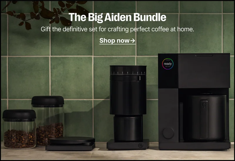 The Big Aiden Bundle - Gift the definitive set for the crafting perfect coffee at home - Shop Now