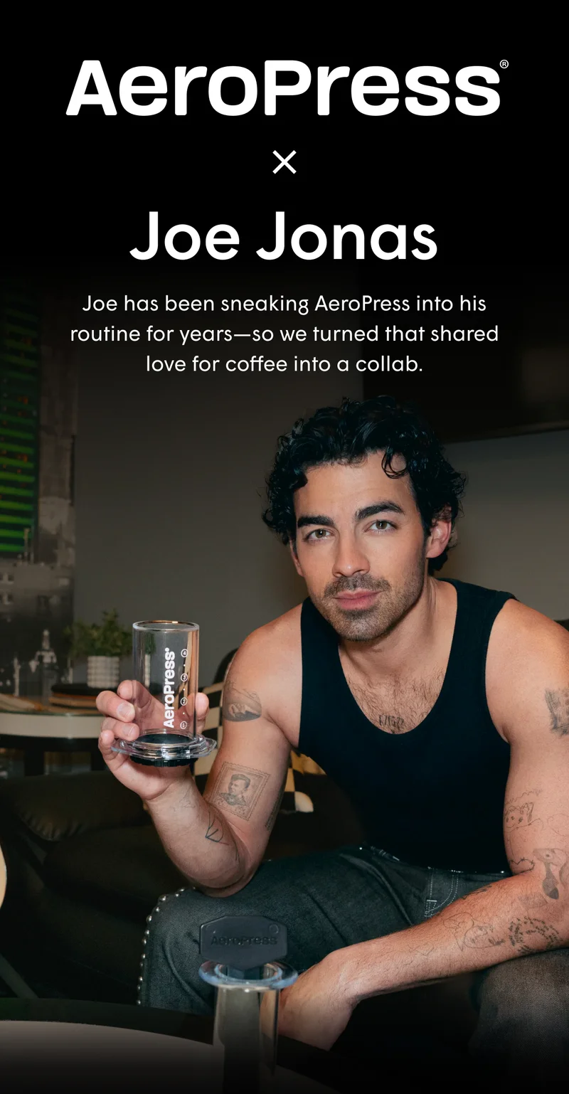 AeroPress x Joe Jonas