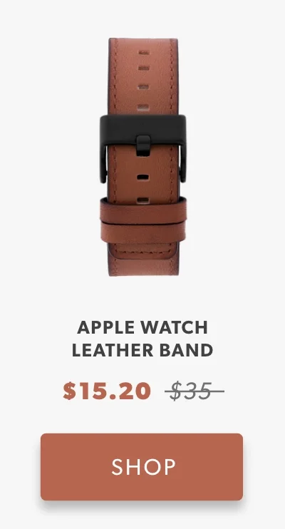 Shop Apple watch leather band