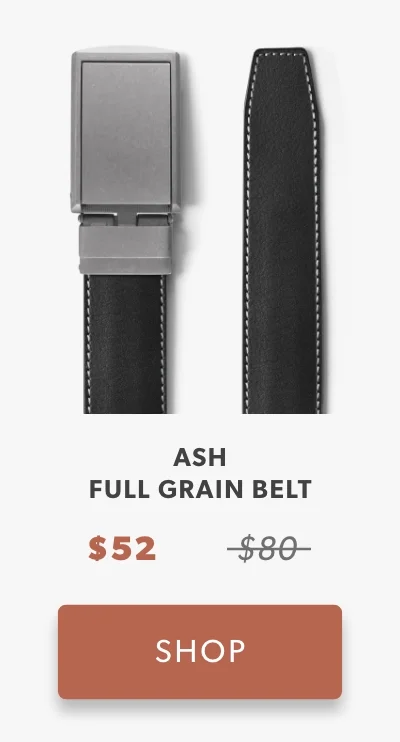 Shop Ash Full Grain Belt