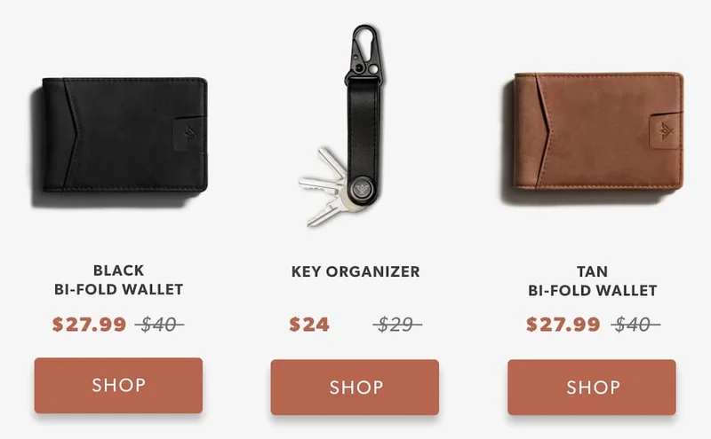 Shop Wallets and Keys