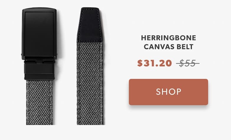 Shop Herringbone Canvas Belt Shop Herringbone Canvas Belt