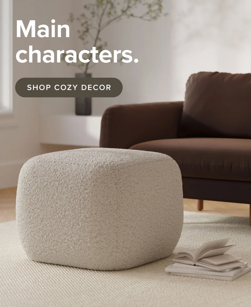 Main characters: shop cozy decor.